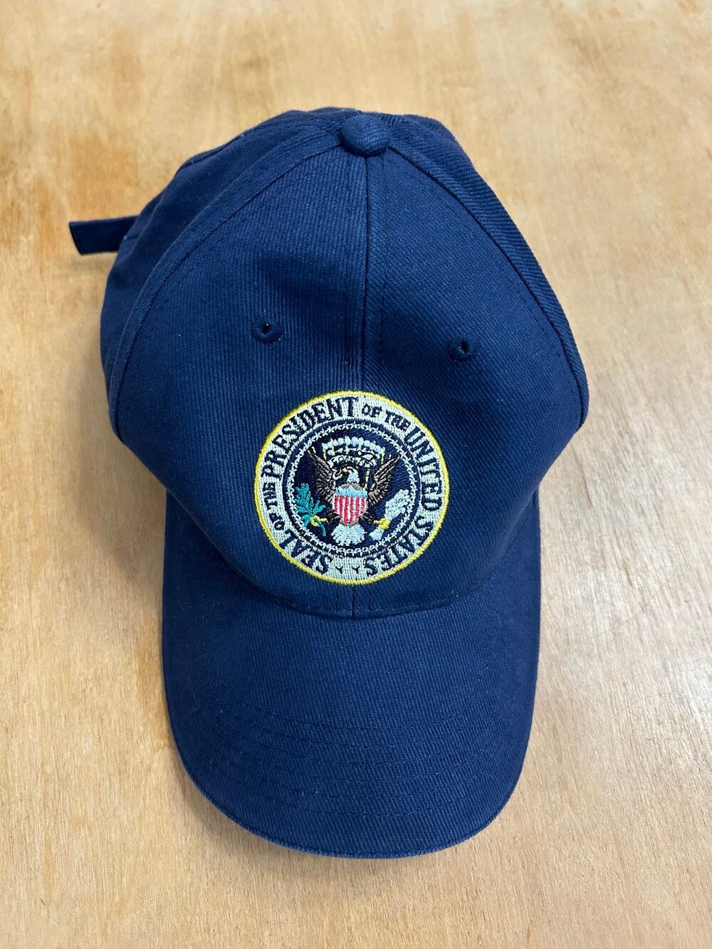 Dwight D Eisenhower Presidential Library Hat Cap Seal of the President Navy Blue